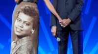 Michelle Obama paid tribute to her late mother Marian Robinson at a stakeholders event for her husband's presidential library in Chicago this Tuesday