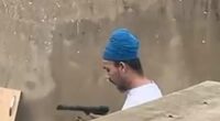 Vickrum Digwa, 23, is filmed as he brandishes the weapon, believed to be an air pistol, around three years before he murdered Henry Nowak
