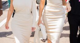 It wasn't all style mishaps at the Grand Prix, with Kim Kardashian and her sister Khloe (pictured together) leading the most glamorous celebrities at the occasion