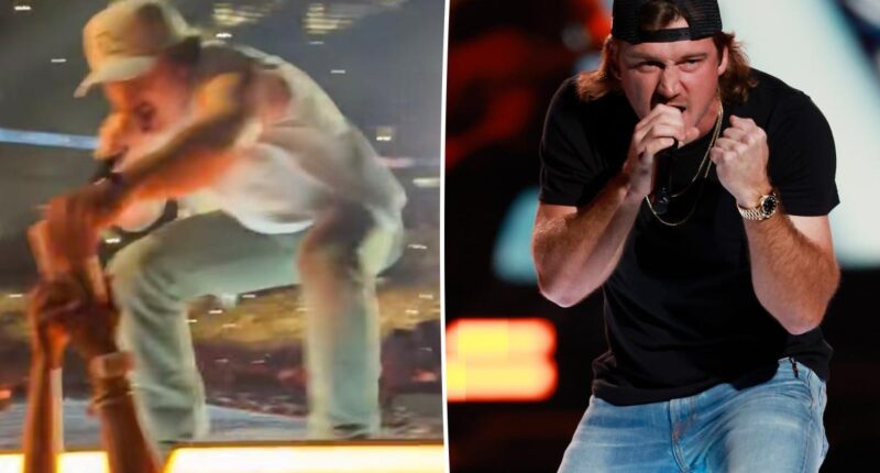 Morgan Wallen caught on video ripping phone out of security guard's hand, flinging it across stage