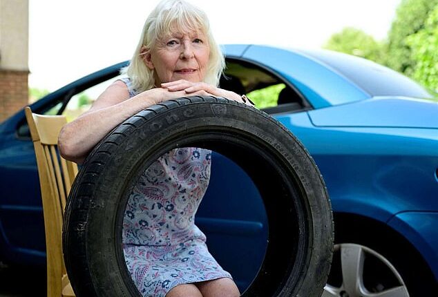 Sheila Burgman, 75, from Maidstone, took Kent County Council to a small claims court over the damage her blue Peugeot 307 sustained after smashing into a pothole - and won