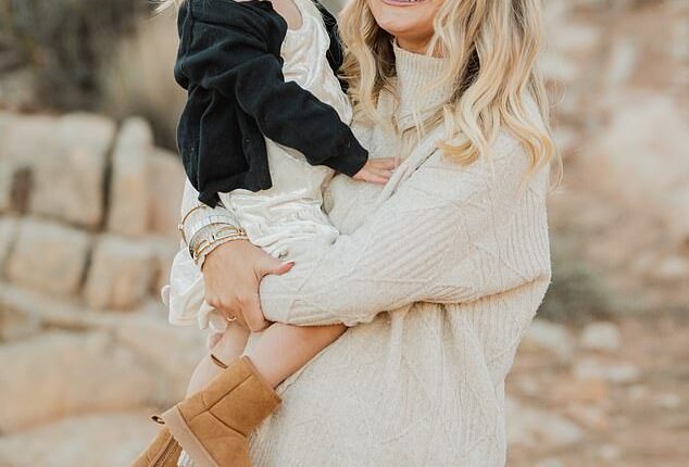 Marissa Wheeler and her daughter Adalae, who was diagnosed with a rare and aggressive soft tissue cancer called rhabdomyosarcoma