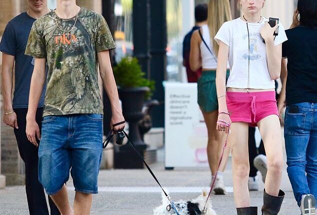 Naomi Watts and Liev Schreiber’s two children Sasha and Kai took over the Big Apple on Saturday, stepping out for a rare sibling outing in New York City