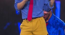 Harry Styles was back on stage at Wembley Stadium on Saturday night, and back on form, 24 hours after sparking concern when he appeared to choke on stage