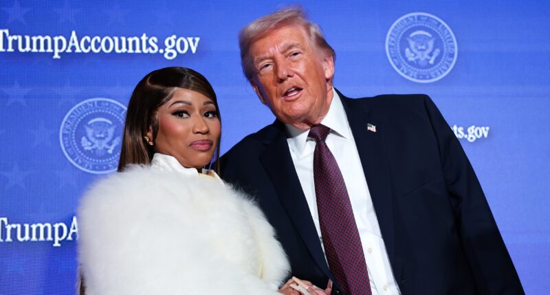 Nicki Minaj Sparks Reactions Shoutout 80th Birthday President Donald Trumps AI Photos