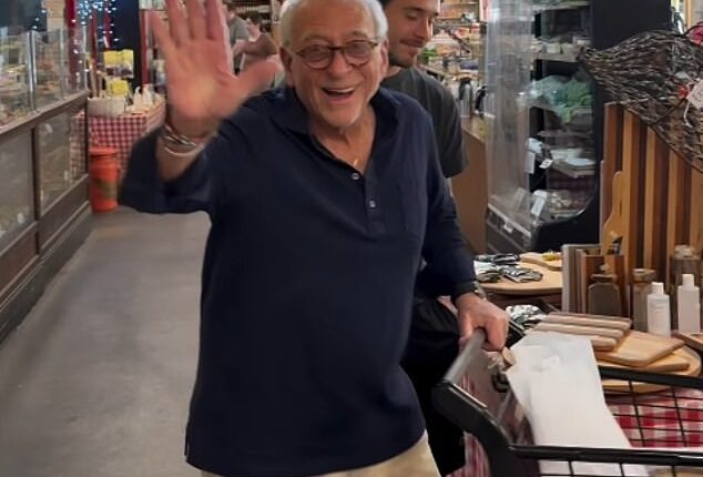 Nicola Peltz offered a glimpse at her husband Brooklyn's close bond with his father-in-law Nelson as they enjoyed a shopping trip at a farmer's market