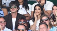 Nicola Peltz's brother Will Peltz, 40, and his new model wife Kenya Kinski-Jones, 33, enjoyed a date at Wimbledon on Tuesday, their first outing as a married couple