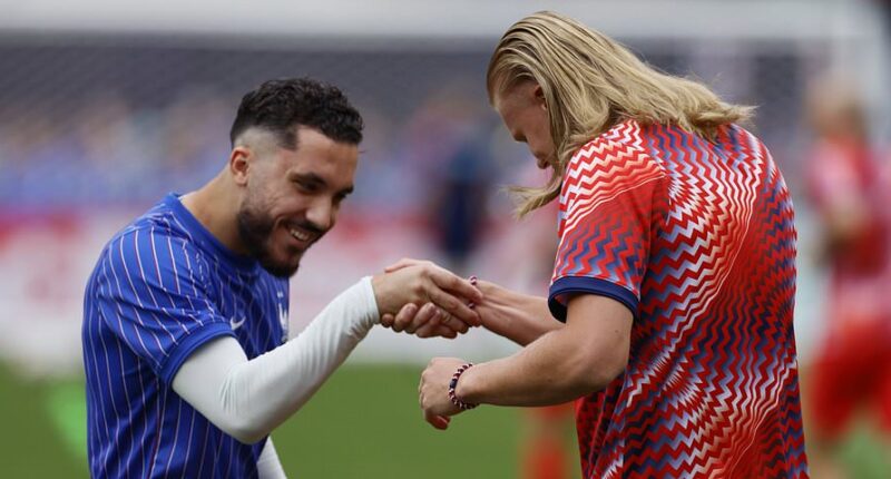 Norway vs France - World Cup Group I LIVE: Ousmane Dembele bags stunning brace as two-time champions threaten to run riot - with Erling Haaland watching on from the BENCH