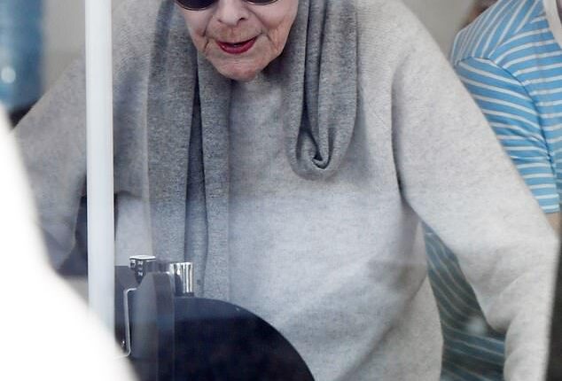 One of the last surviving links to Hollywood's Golden Age was spotted out and about in Los Angeles this week, enjoying a rare public outing at the remarkable age of 97