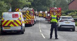 Person dies and child fighting for life after train hits car at level crossing