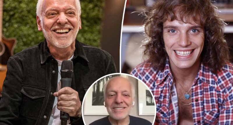 Peter Frampton jokes about losing his hair