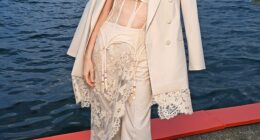 Poppy Delevingne proudly showed off her 'sexy' post-baby figure at the star-studded Zimmermann bash in the South of France on Tuesday after declaring pregnancy gave her a 'whole new body'