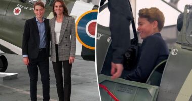Prince George, 12, nearly towers over mom Kate Middleton as they step out for rare joint outing