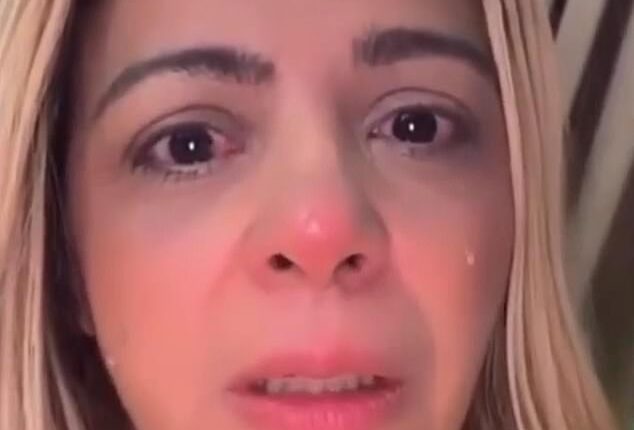 Self-proclaimed Brazilian psychic Vó Bahiana was seen weeping as see revealed her vision of a mass alien abduction at the World Cup