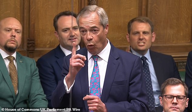 As Nigel Farage rose, the Commons organism went into frantic resistance mode, writes Quentin Letts