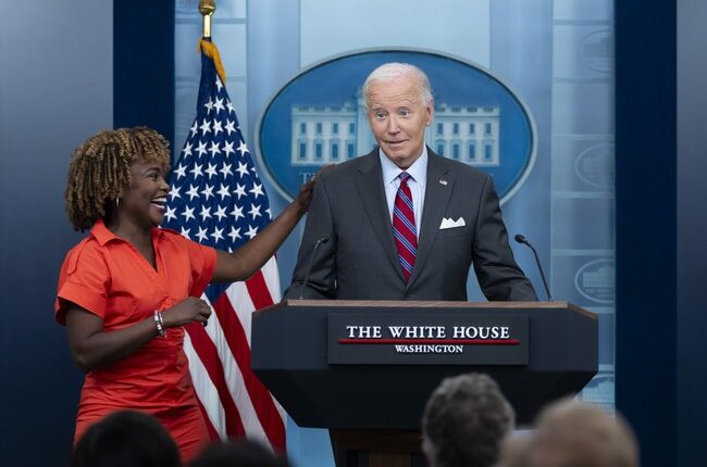 Reporter Caught on Joe Biden Cheat Sheets Named President of Press Group – RedState