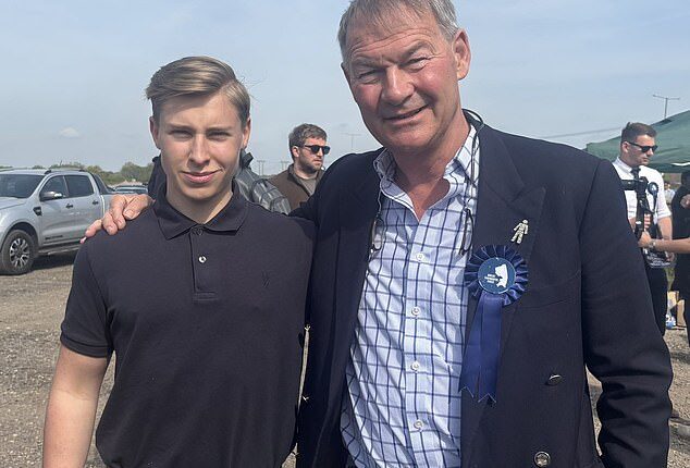 Activists campaigning for Rupert Lowe's Restore party joined neo-Nazis at a summit of white supremacists. Lorcan Barker, pictured left at the far-Right summit with Mr Lowe, recently posted a video claiming that Reform UK had 'gone woke'