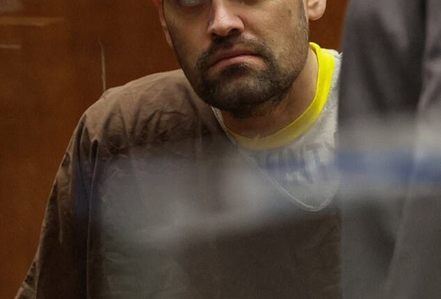 Nick Reiner, the son of famed director Rob Reiner who is now charged with his murder, has filed a petition for his portion of his inheritance. He is pictured in court
