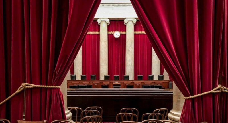 Supreme courtroom.