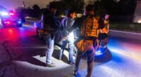 ICE arresting an illegal.