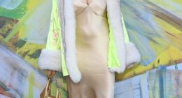 Sienna Miller wore a bizarre fur coat in the scorching heatwave as she joined dazzling Rosie Huntington-Whiteley and Isla Fisher at the Serpentine Gallery Summer Party on Tuesday