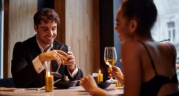 A woman who walked out on her date because he wanted to take leftovers home after he paid over $200 for her meal and she barely ate it has been fiercely slammed online (stock image)