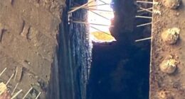 The discovery of sinholes under a railway bridge near Purley in south London forced the suspension of train services to Gatwick Airport