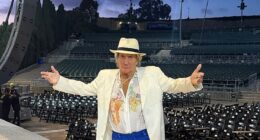 Sir Rod Stewart, 81, had been due to perform at the Chula Vista¿s North Island Credit Union Amphitheatre on Friday but cancelled the show while fans were queuing to enter the venue