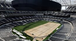 SoFi Stadium is being prepared for eight World Cup matches, starting in just six days' time