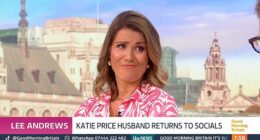 Susanna Reid has shared her blunt reaction to Katie Price's husband Lee Andrews' claims he was captured at gunpoint in Dubai
