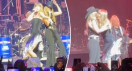 Taylor Swift sings 'Love Story' duet with Lainey Wilson in surprise performance at Travis Kelce's TEU concert