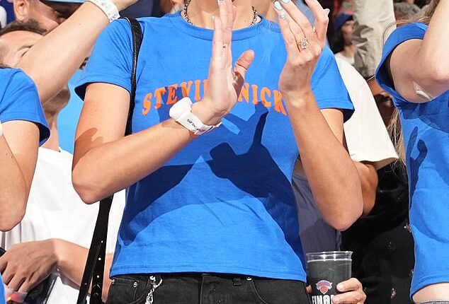 Taylor Swift spent time with a surprising friend at game four of the NBA Finals at Madison Square Garden on Wednesday night