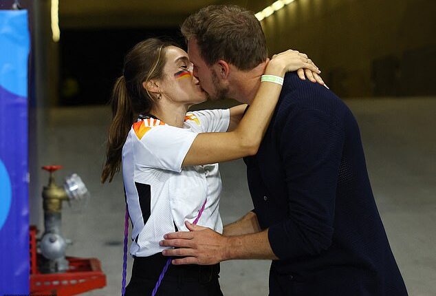 Germany manager Julian Nagelsmann and his girlfriend Lena Wurzenberger began dating in 2022 - and have been nearly inseparable since
