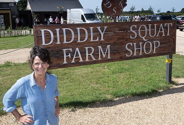 Daily Mail's Jane Fryer visited Jeremy Clarkson's empire in the Cotswolds, with the first stop at his Diddly Squat Farm Shop