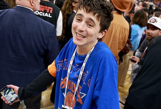 The New York Knicks pulled off another impressive comeback to win the NBA Finals on Saturday, claiming victory over the San Antonio Spurs which sent celebrities such as Timothee Chalamet into a frenzy