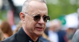 Tom Hanks takes swipe at MS NOW ratings while live on air