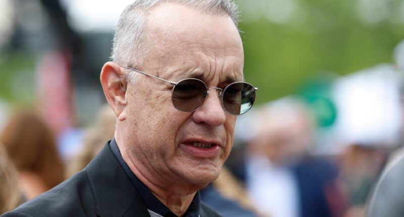 Tom Hanks takes swipe at MS NOW ratings while live on air