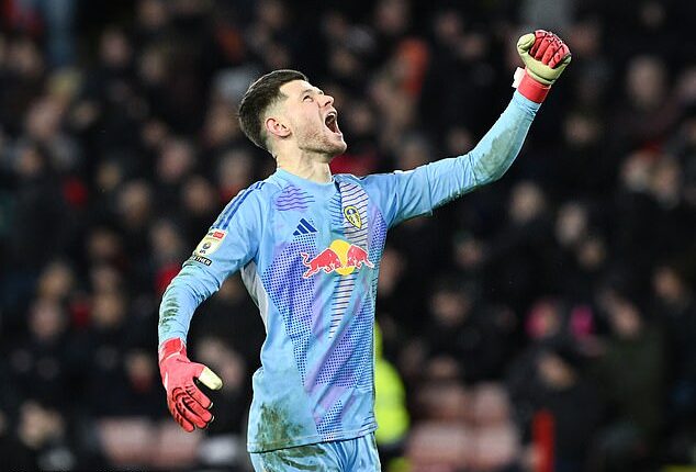 Illan Meslier is out of contract at Leeds this summer and is set to leave the club