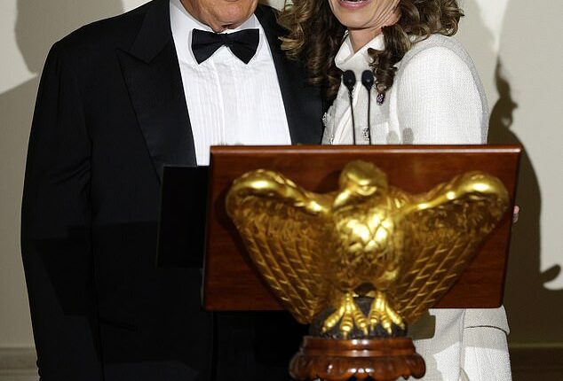 Congresswoman Julia Letlow (pictured right) won Louisiana's Republican nomination for Senate with support from Donald Trump (pictured left)
