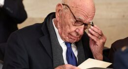 Rupert Murdoch attended President Trump's inauguration last January
