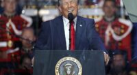 President Donald Trump celebrated the kick off of the Great American State Fair with a speech on the National Mall on Wednesday evening