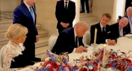 Trump wanted to see ‘real deal’ gold at Versailles. He signed the Iran deal inside the palace