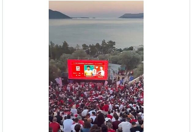 Pictured: The post on X that saw many Turkish fans react by reminding Aussies who won the battle at Gallipoli
