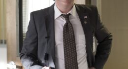 Twin Peaks actor Owain Rhys Davies has died at the age of 44. The screen and stage star was best known for his role as Agent Wilson on Twin Peaks: The Return; Pictured on Twin Peaks