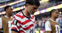 Christian Pulisic was forced off at halftime in USA's World Cup opener due to a calf problem