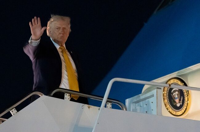 VC-25B Bridge Jet Lands at Andrews to Protect the President – RedState