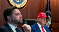 Trump and Vance in the situation room.