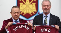 West Ham co-owner David Sullivan, pictured left, has been accused of abusing a number of women and preying on them for sex