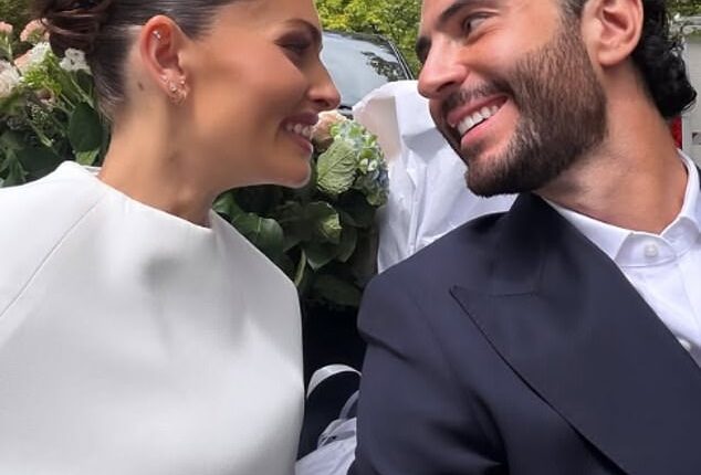 Don't call her 'the most beautiful bride in the world!': Why Thylane Blondeau publicly renounced her prettiest girl title - as she ties the knot with French DJ Ben Attal