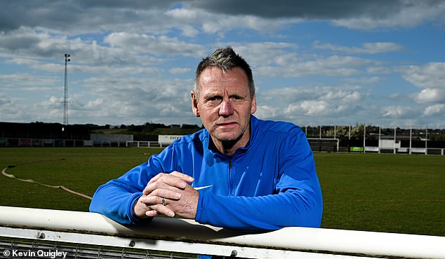 Stuart Pearce, pictured at Grays Athletic Football Club, won 78 England caps, coached the Under-21 side from 2007-13 and worked as Fabio Capello’s assistant with the senior side